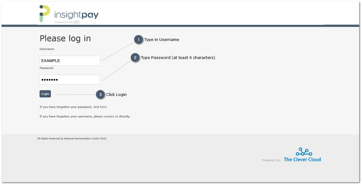 insightpay Login Page