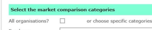 11. Select market comparison categories